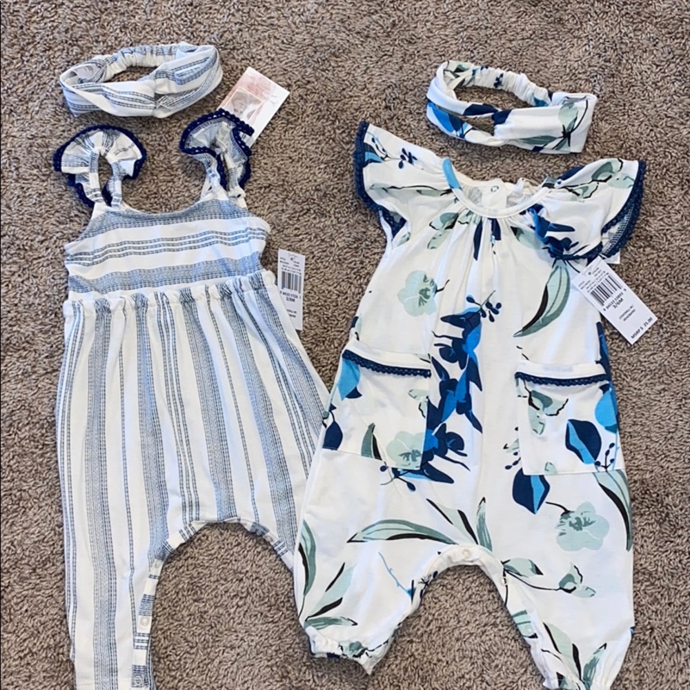 Baby girl romper NWT